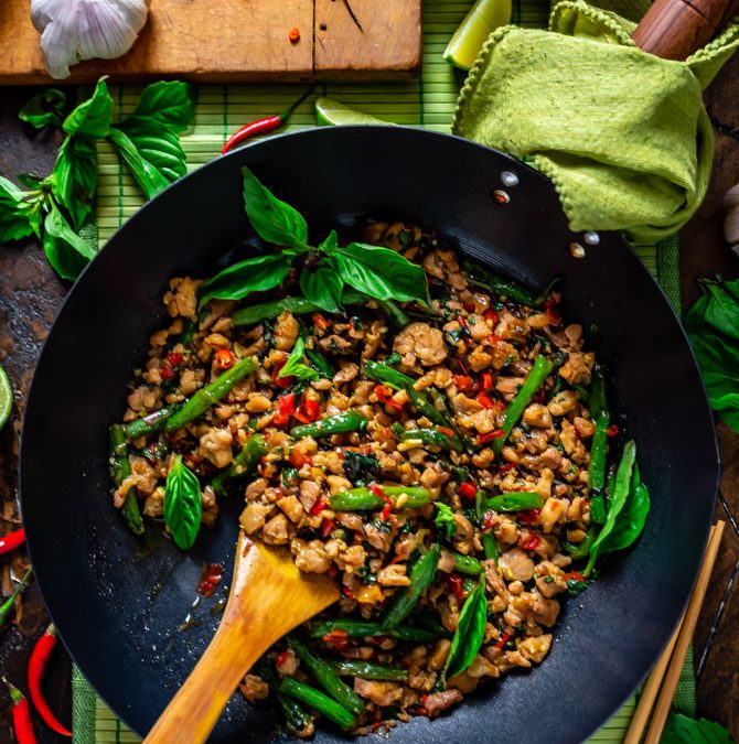 15 MINUTE THAI BASIL CHICKEN