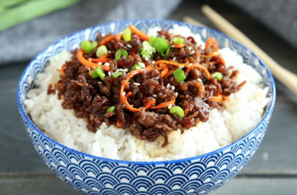 EASY KOREAN BEEF RICE BOWLS