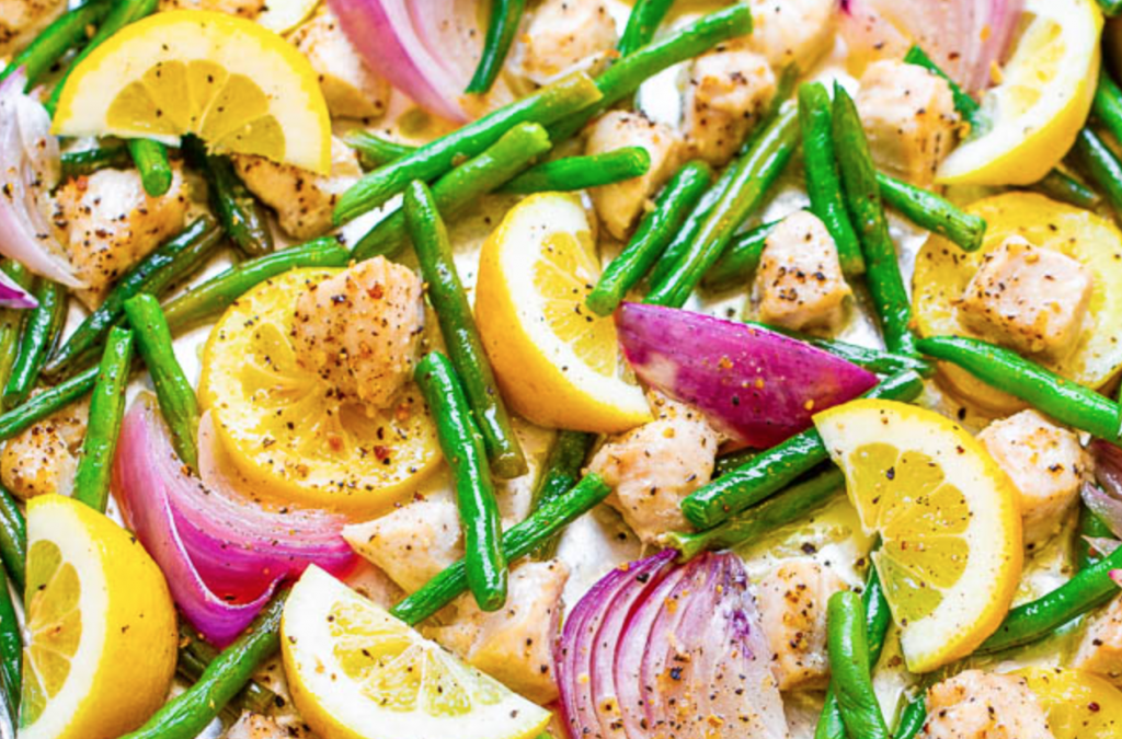 Sheet Pan Lemon Pepper Chicken